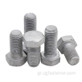 Hex Bolts Carbon Steel Βαθμός 8.8 HDG DIN933 BOLTS